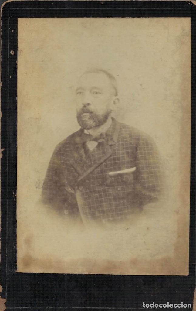 Antique Photography: Alb&uacute;mina. Retrato Se&ntilde;or Caballero Hombre