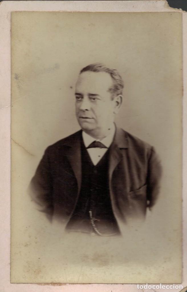 Antique Photography: Alb&uacute;mina. Retrato Caballero Se&ntilde;or Hombre