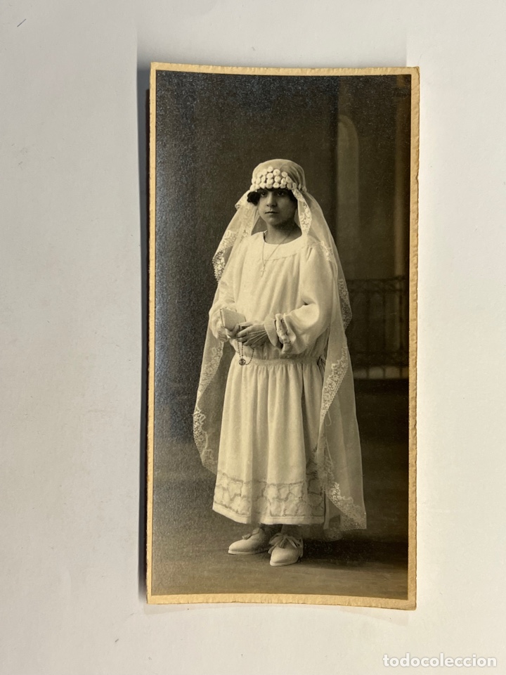 Antique Photography: NI&Ntilde;OS. Fotograf&iacute;a antigua.. Ni&ntilde;a de Primera Comunion&hellip; (h.1920?)