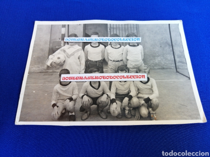 Fotografia antica: FUTBOLISTAS NI&Ntilde;OS PATIO COLEGIO FOTOGRAF&Iacute;A ANTIGUA