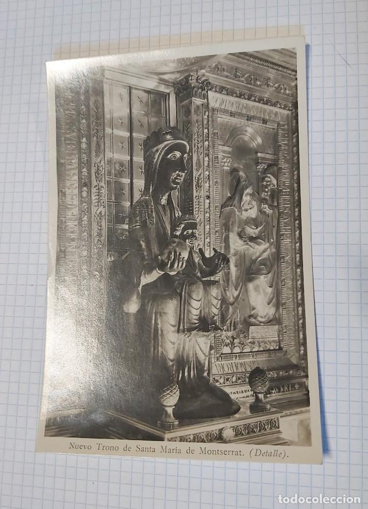 Fotografia antica: Foto de la virgen de Monsterrat, 14,5 x 10 cm aprox.