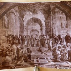Fotografía antigua: ROMA FRESCOS DE RAFAEL EN EL VATICANO ALBUMINA SIGLO XIX 19 X 26 CMTS. Lote 360025220
