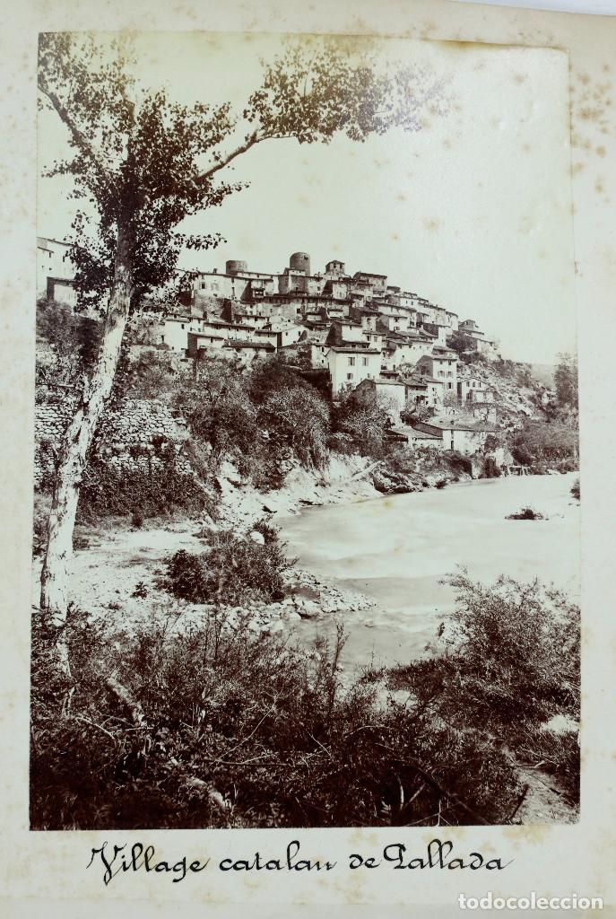 Antique Photography: PUEBLO CATAL&Aacute;N POR IDENTIFICAR, PIRINEO FRANC&Eacute;S Y CATAL&Aacute;N. FINALES s. XIX. 3 FOTOGRAF&Iacute;AS.