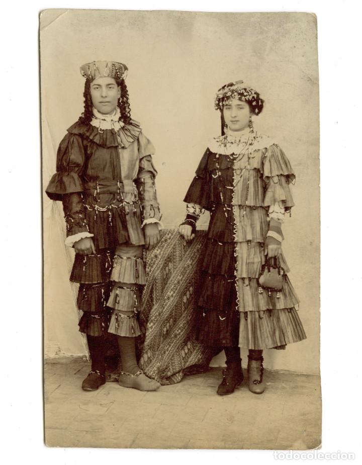 Antique Photography: personajes t&iacute;picos por identificar, 1900's. Sin datos reversos. 10,5x17cm.