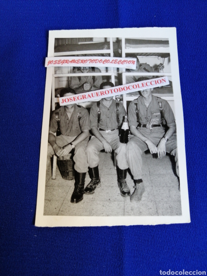 Fotografia antica: PEPSICOLA BRIGADA PARACAIDISTA EJ&Eacute;RCITO ESPA&Ntilde;OL S&Aacute;HARA A&Ntilde;O 1961 FOTOGRAFIA