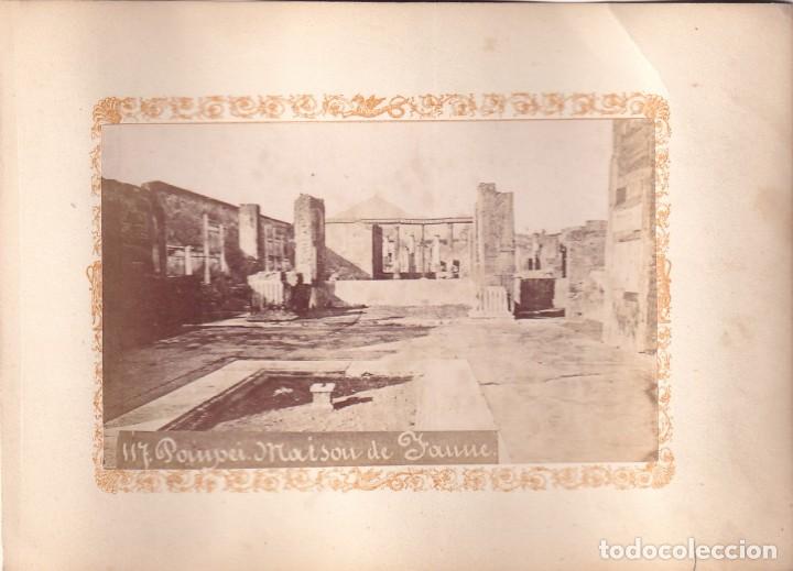 Fotograf&iacute;a antigua: Alb&uacute;mina Pompeya Pompei. Casa . No figura fot&oacute;grafo. Italia
