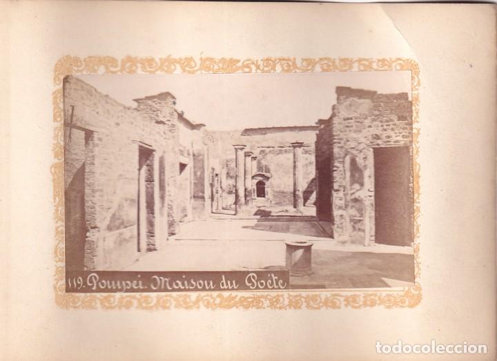 Fotograf&iacute;a antigua: Alb&uacute;mina Pompeya Pompei. Casa de Po&eacute;te . No figura fot&oacute;grafo. Italia