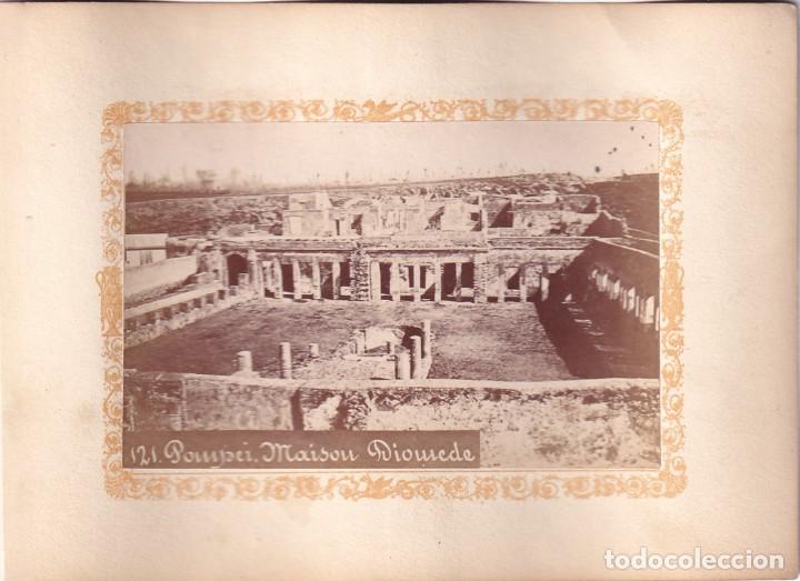 Fotograf&iacute;a antigua: Alb&uacute;mina Pompeya Pompei. Villa o casa . No figura fot&oacute;grafo. Italia