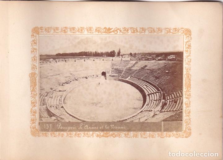 Fotograf&iacute;a antigua: Alb&uacute;mina Pompeya Pompei. Arena. No figura fot&oacute;grafo. Italia