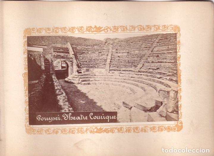 Fotograf&iacute;a antigua: Alb&uacute;mina Pompeya Pompei. Teatro . No figura fot&oacute;grafo. Italia