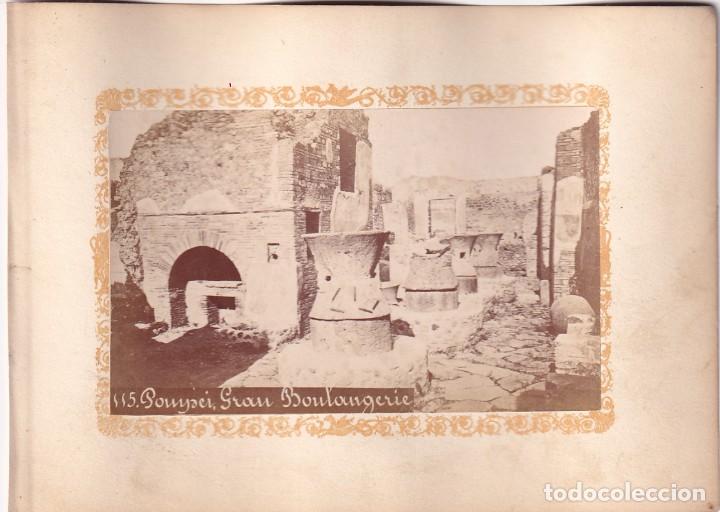Fotograf&iacute;a antigua: Alb&uacute;mina Pompeya Pompei. Gran Boulangerie . No figura fot&oacute;grafo. Italia