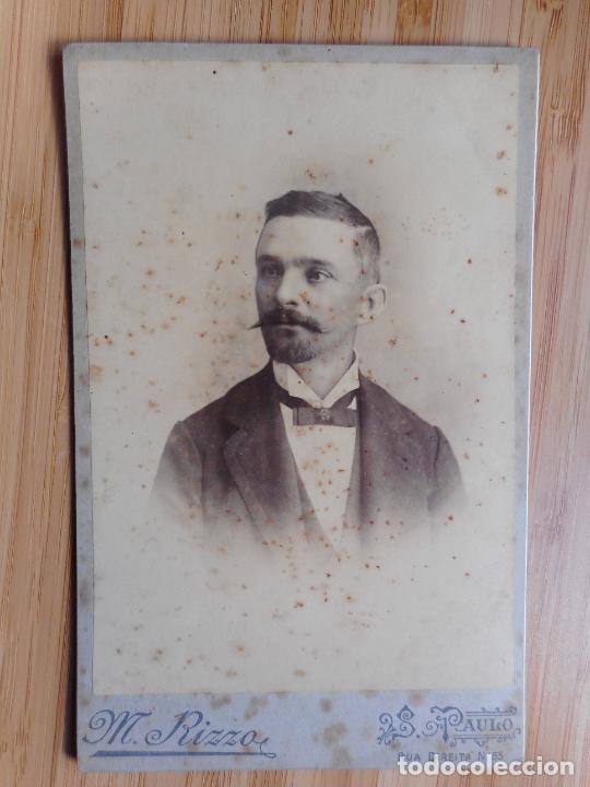 Fotografia antiga: ANTIGUA FOTOGRAFIA DE CHICO. FOTO MELIER RIZZO SAO PAULO BRASIL SIGLO XIX