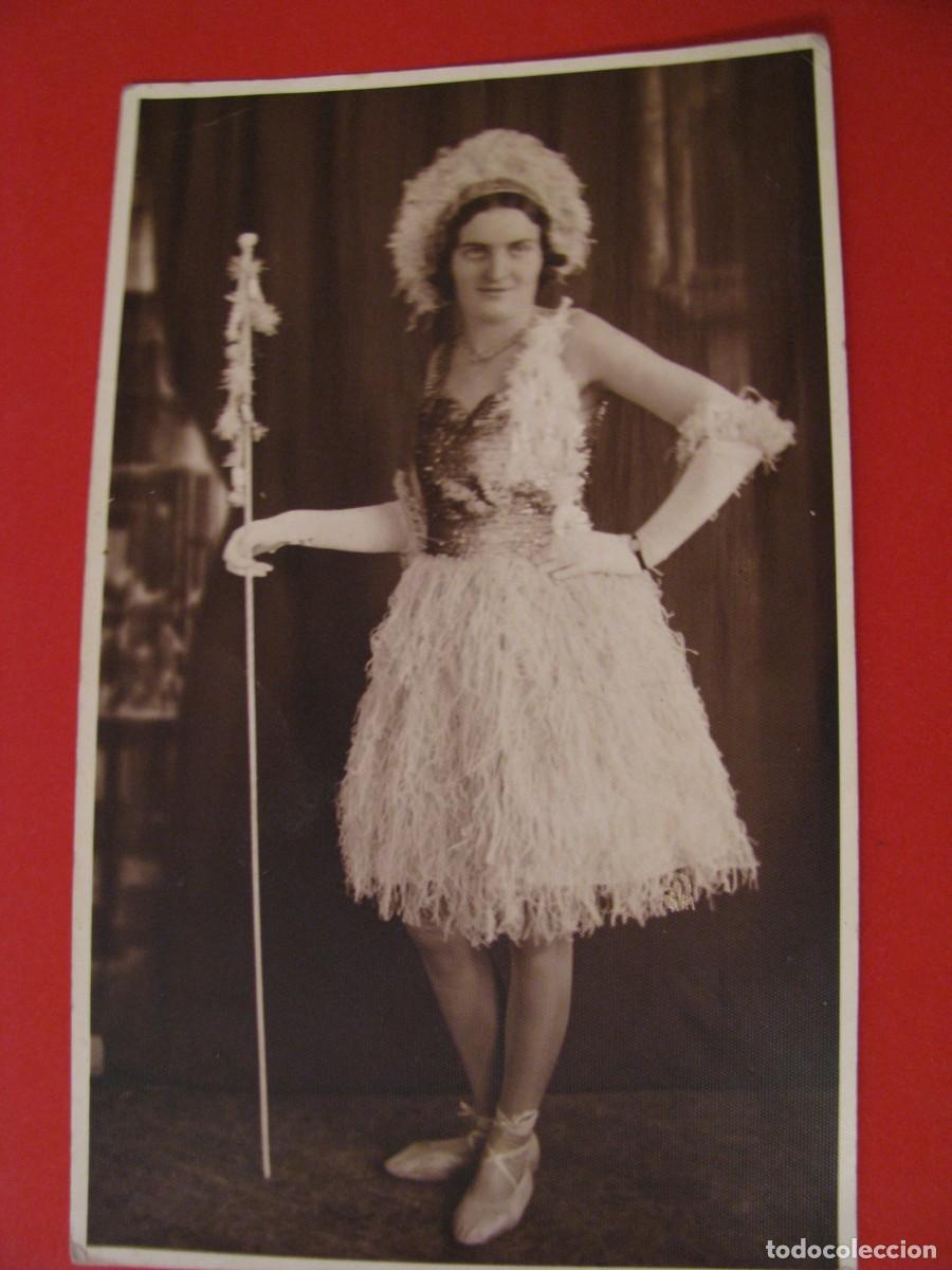 Fotografia antiga: ANTIGUA FOTOGRAF&Iacute;A DE UNA MUJER. YUGOSLAVIA. FOTO SALON RAAB, ODZACI.