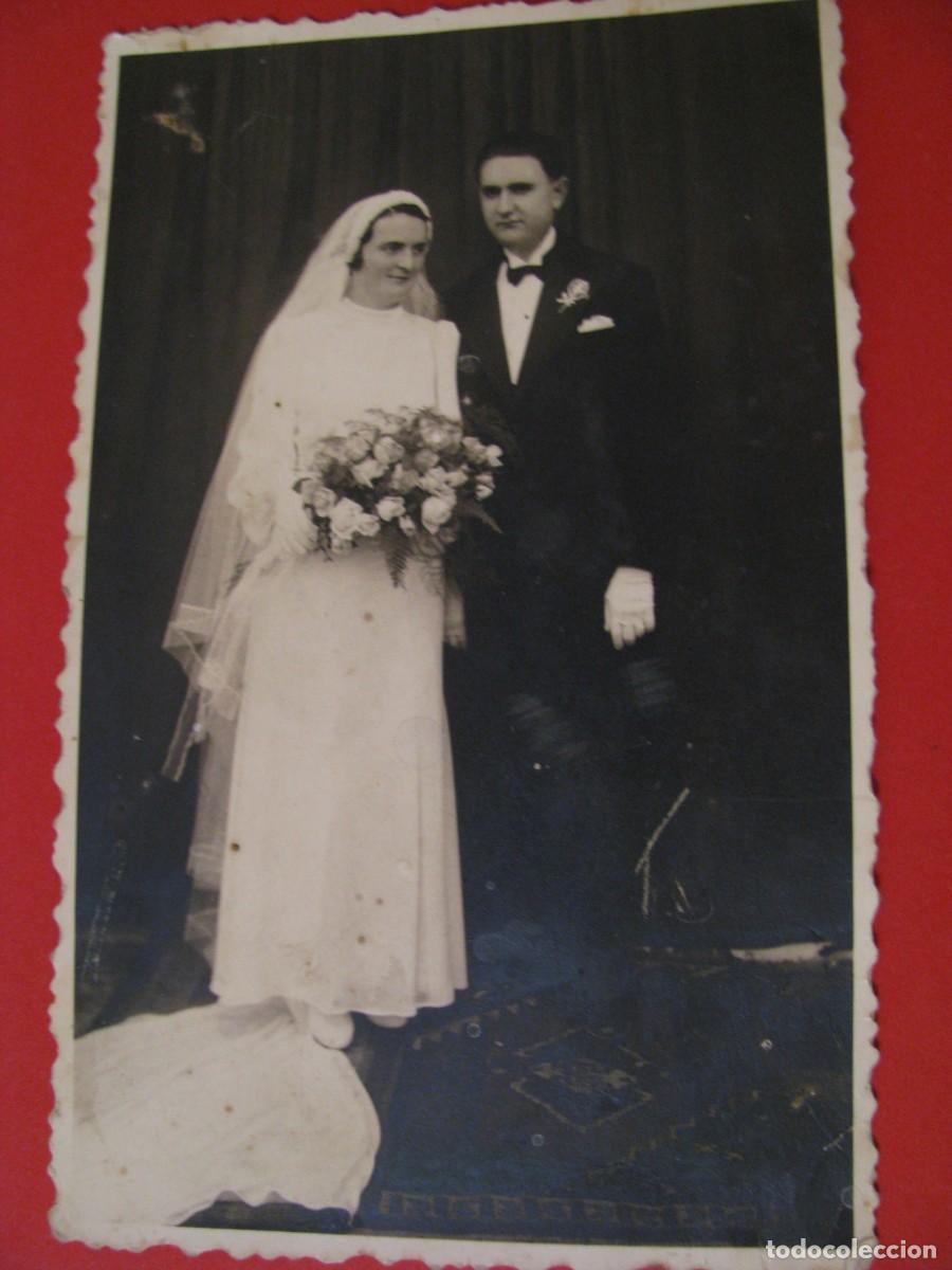 Antique Photography: ANTIGUA FOTOGRAF&Iacute;A DE UNA BODA. YUGOSLAVIA. FOTO SALON RAAB, ODZACI. A&Ntilde;OS 30.