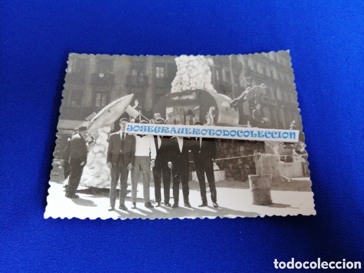 Fotograf&iacute;a antigua: FALLA SUECA LITERATO AZORIN A&Ntilde;O 1960 FOTOGRAFIA ANTIGUA