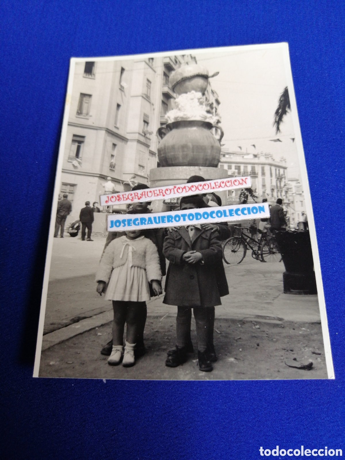 Fotografia antiga: FALLA VISITACI&Oacute;N- ORIHUELA A&Ntilde;O 1961 FOTOGRAF&Iacute;A ANTIGUA