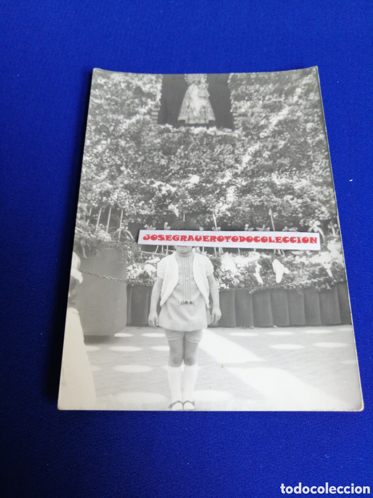 Antique Photography: VIRGEN DESAMPARADOS CON MODELO FOTOGRAF&Iacute;A ANTIGUA