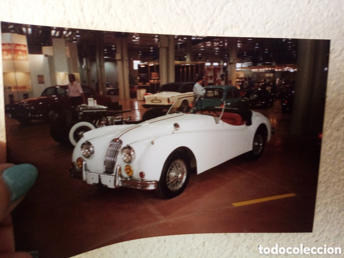 Fotograf&iacute;a antigua: Antigua foto original -Jaguar XK 140-