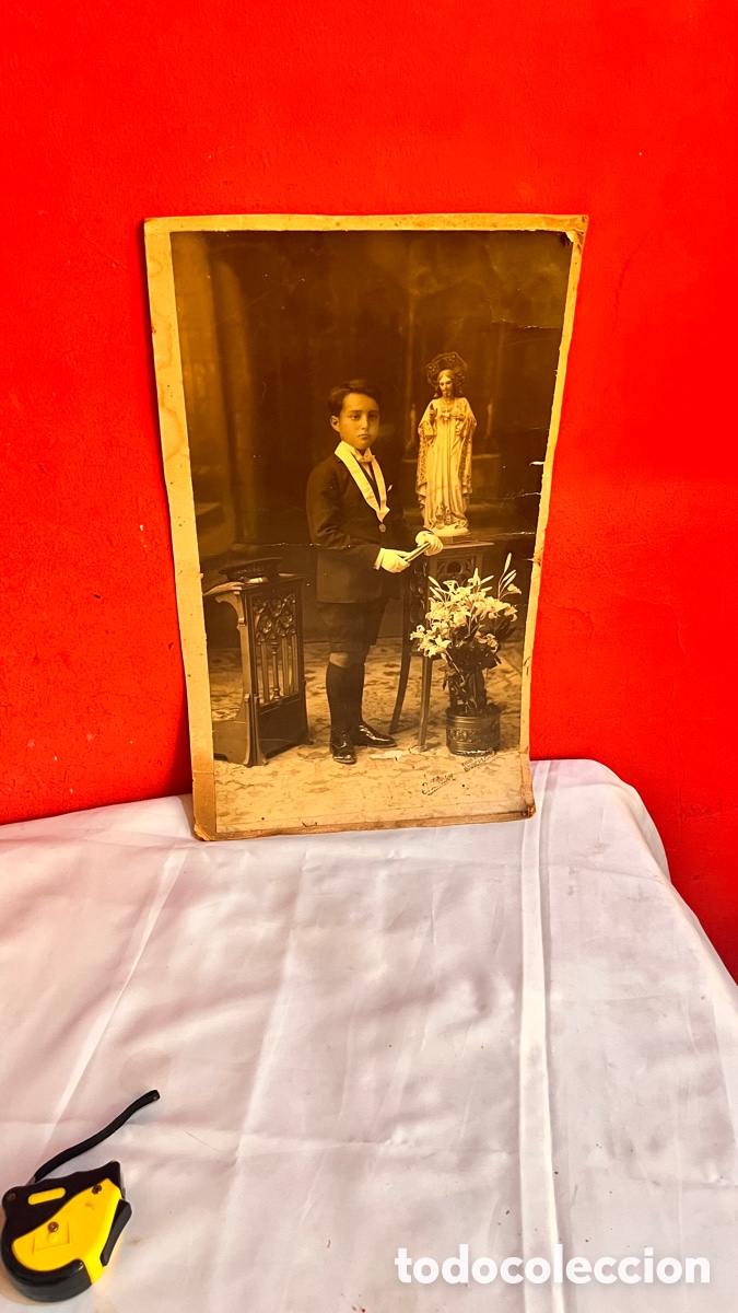 Fotografia antica: Fotograf&iacute;a albumina antigua (50x30 cm)