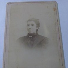Fotografía antigua: ANTIGUA FOTOGRAFÍA BUSTO MUJER -JULIO DERREY (ÉPOCA FRANCISCO GIMENO GIL) VALENCIA 1895