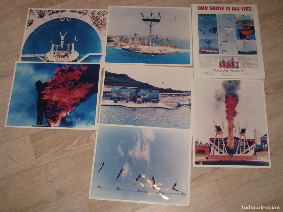 Fotograf&iacute;a antigua: FOTOGRAF&Iacute;AS DEL GRUPO AMERICAN EAGLES. ESPECT&Aacute;CULO ACUATICO. WORLD WIDE AQUATICS.