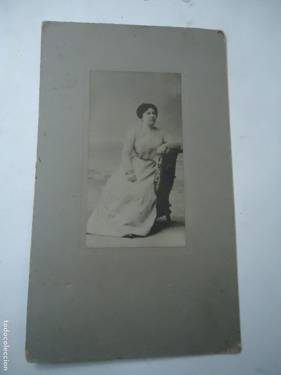 Fotograf&iacute;a antigua: Foto original ANTIGUA 1910 Mide 27 x 16 cm. El soporte es duro cart&oacute;n BIEN CONSERVADA El soporte