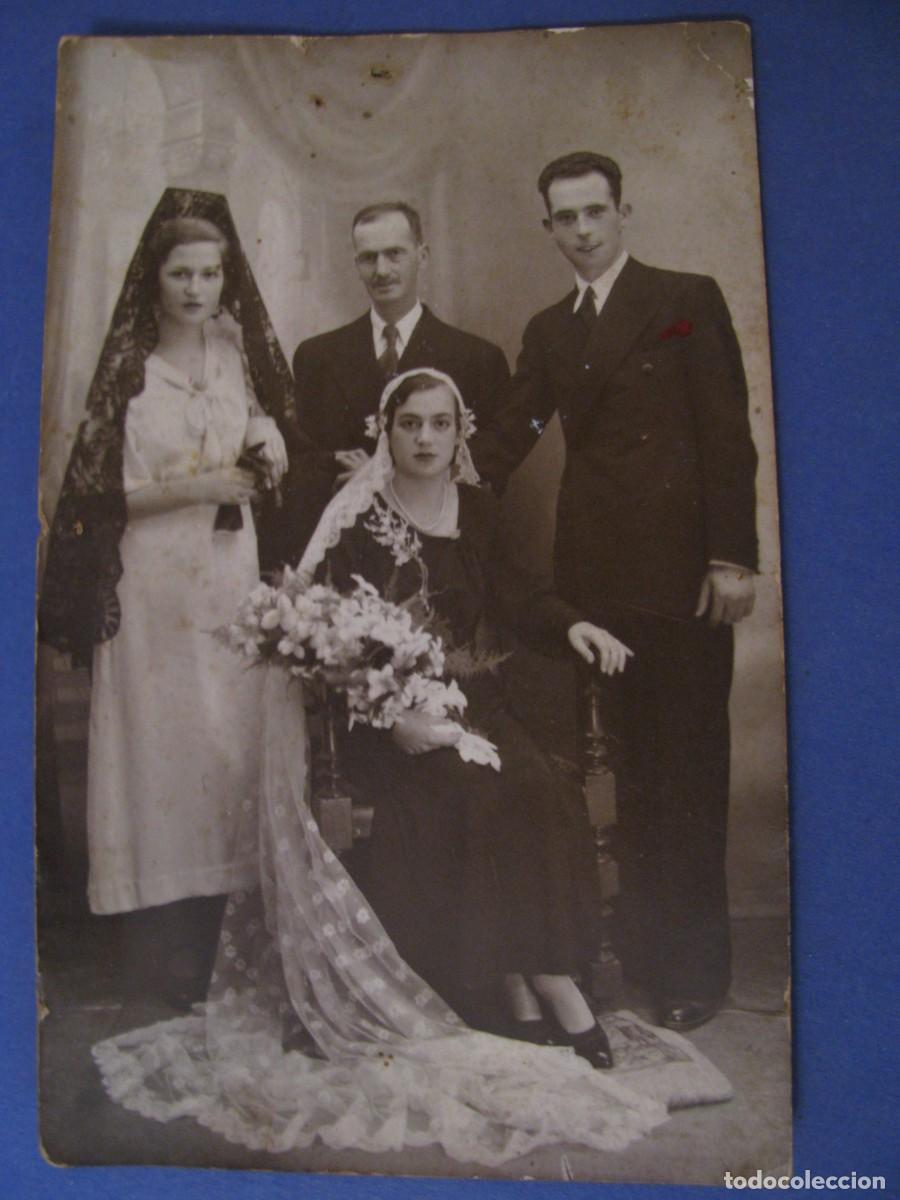 Fotografia antiga: FOTOGRAF&Iacute;A DE UNA BODA? NO HAY DATOS. 13X8,5 CM.
