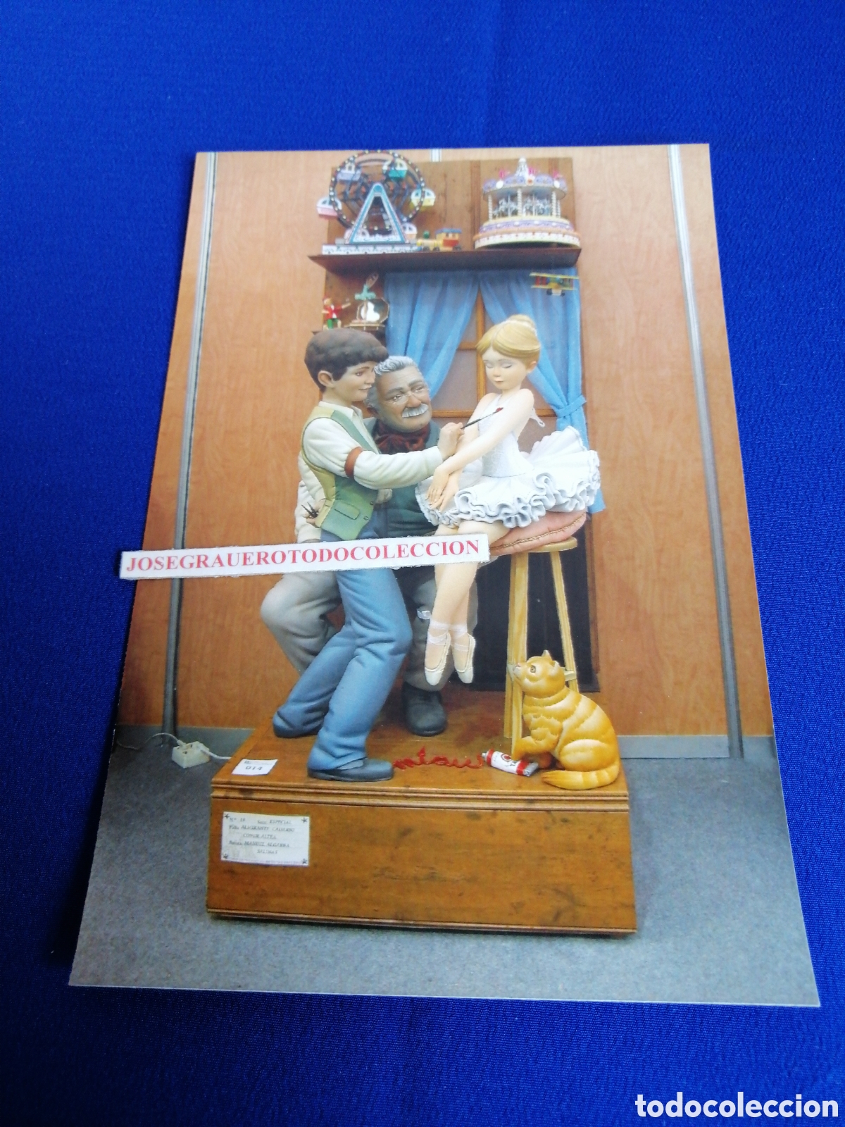 Fotograf&iacute;a antigua: FALLA ALMIRANTE CADARSO-CONDE ALTEA N&Uacute;MERO 14 EXPOSICI&Oacute;N DEL NINOT FOTOGRAF&Iacute;A