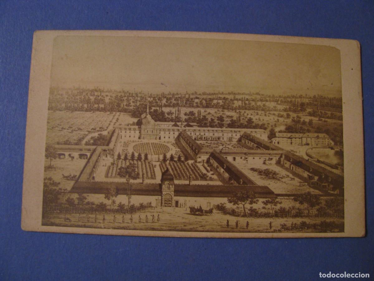 Fotograf&iacute;a antigua: ANTIGUA FOTOGRAF&Iacute;A DE ABBAYE DE LA TRAPPE DE SEPT-FONS. JULIEN LACROIX. MOULINS, ALLIER. 10,5X6 CM.