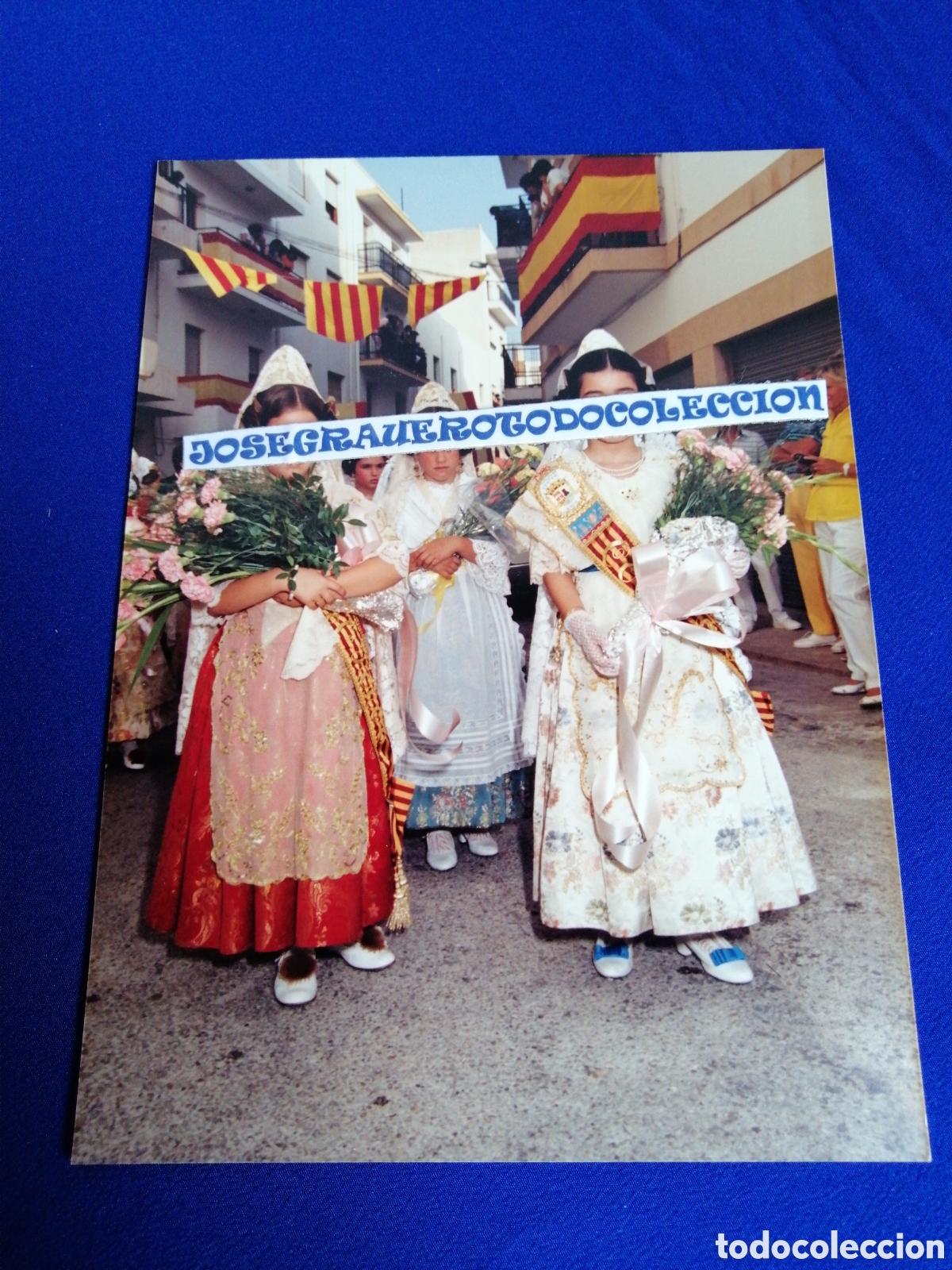 Fotograf&iacute;a antigua: JAVEA FALLERAS OFRENDA FOTOGRAF&Iacute;A