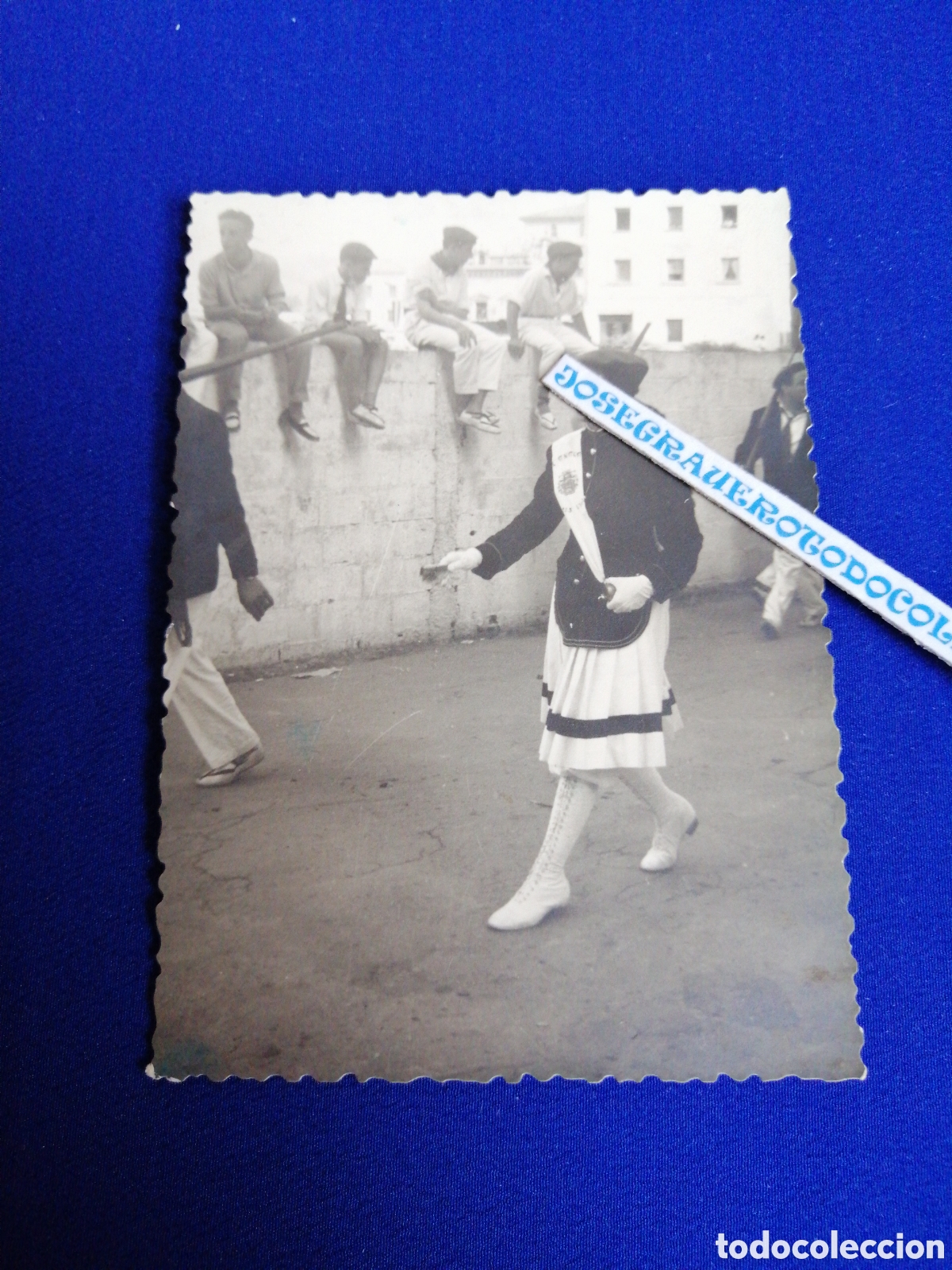 Fotografia antica: IRUN FIESTAS DE SAN MARCIAL A&Ntilde;O 1957 DESFILE FOTOGRAF&Iacute;A ANTIGUA