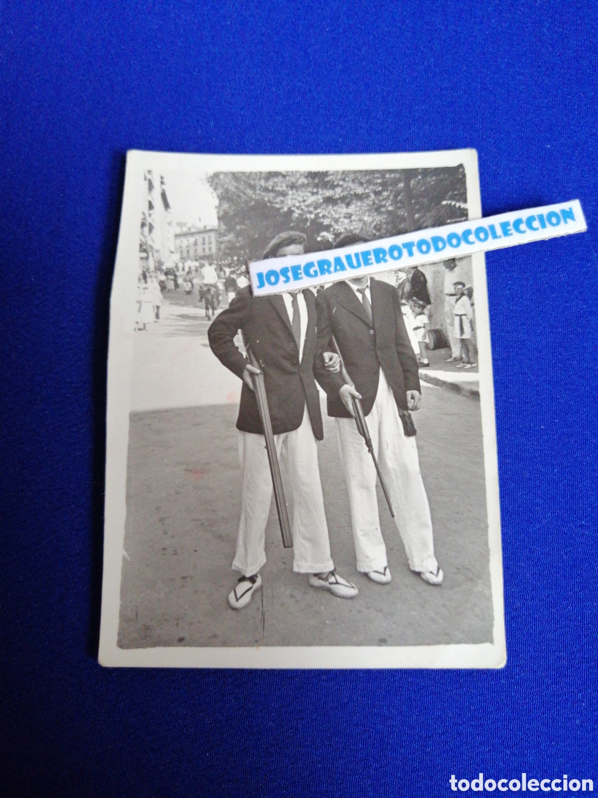 Fotografia antica: IRUN FIESTAS DE SAN MARCIAL A&Ntilde;O 1957 DESFILE FOTOGRAF&Iacute;A