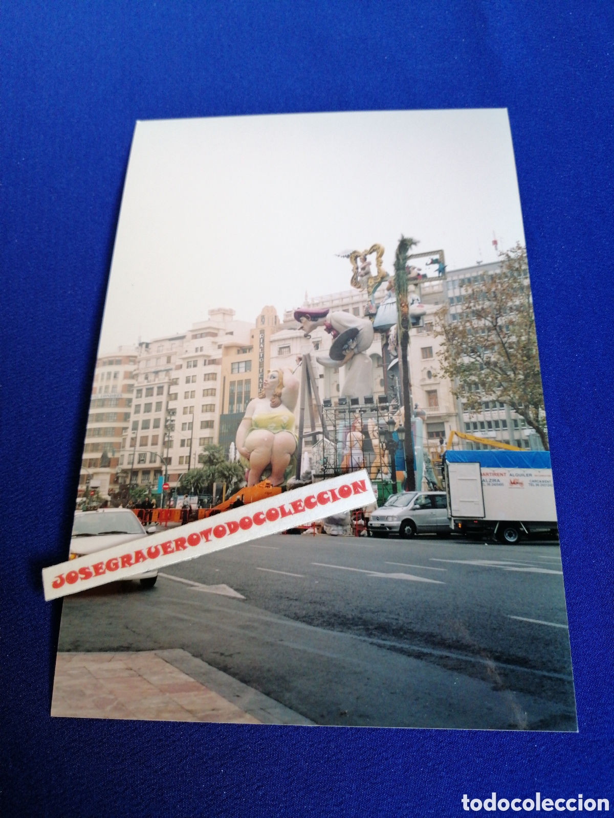 Antique Photography: FALLA PLAZA DEL AYUNTAMIENTO A&Ntilde;O 2005 ARTISTA ALEJANDRO SANTAEULALIA SERRAN FOTOGRAF&Iacute;A