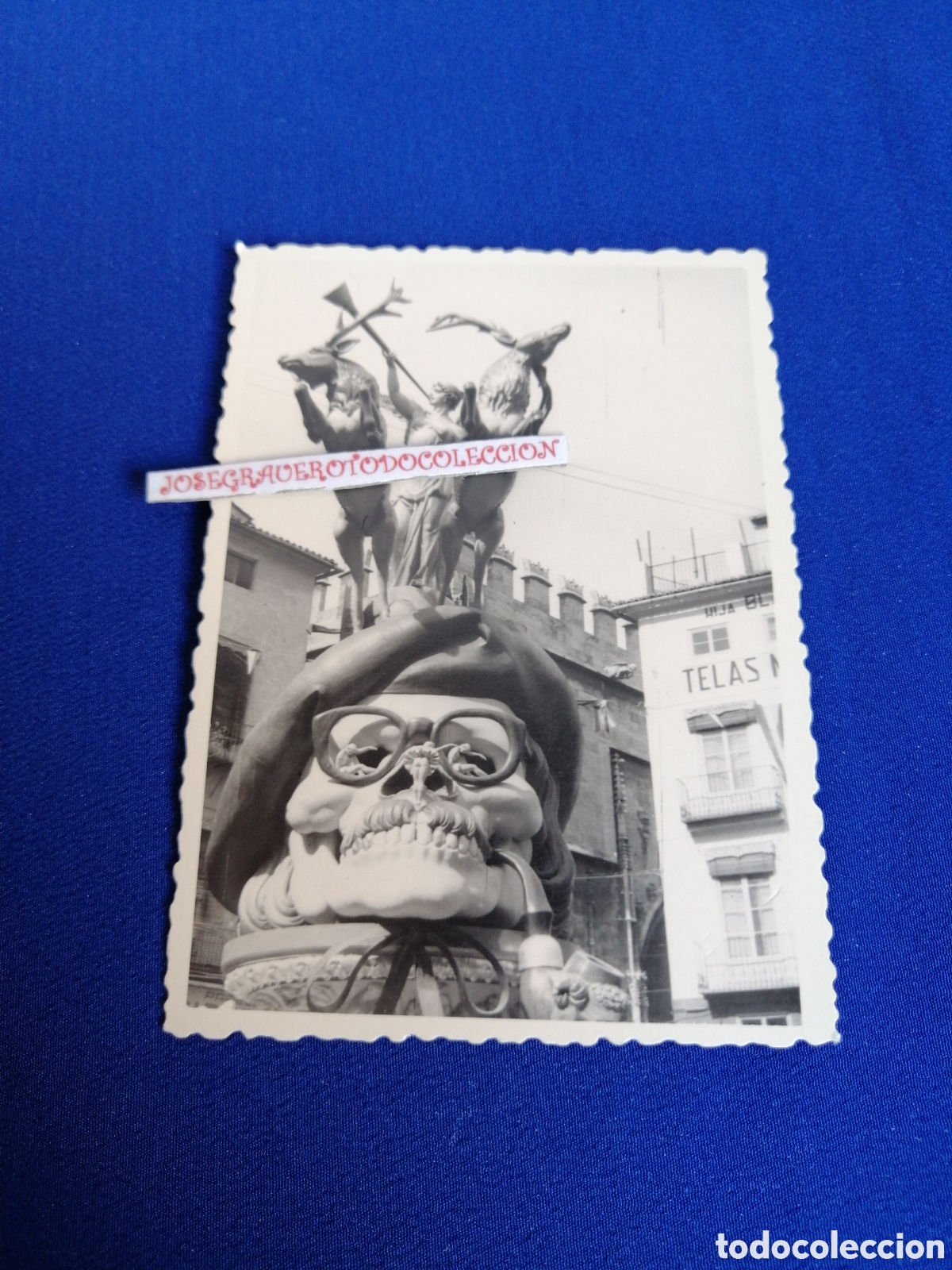 Fotografia antica: FALLA PLAZA DOCTOR COLLADO A&Ntilde;O 1960 ARTISTA SALVADOR DEBON FOTOGRAF&Iacute;A ANTIGUA