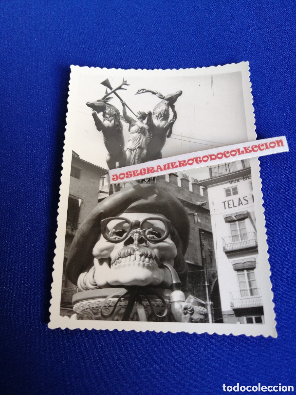 Antique Photography: FALLA PLAZA DOCTOR COLLADO A&Ntilde;O 1960 ARTISTA SALVADOR DEBON FOTOGRAF&Iacute;A ANTIGUA