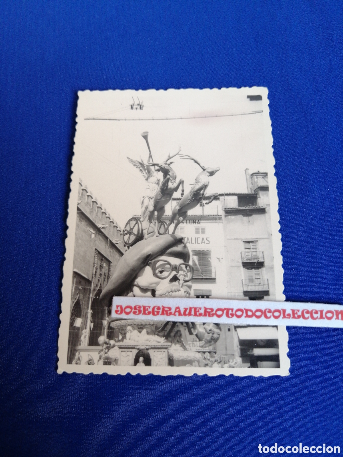 Antique Photography: FALLA PLAZA DOCTOR COLLADO A&Ntilde;O 1960 ARTISTA SALVADOR DEBON FOTOGRAF&Iacute;A ANTIGUA