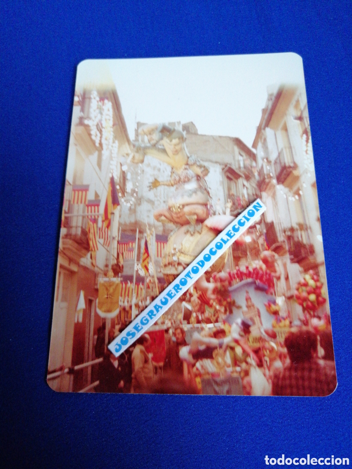 Antique Photography: FALLA PLAZA NA JORDANA A&Ntilde;O 1981 ARTISTA - VICENTE AGULLEIRO FOTOGRAFIA ANTIGUA