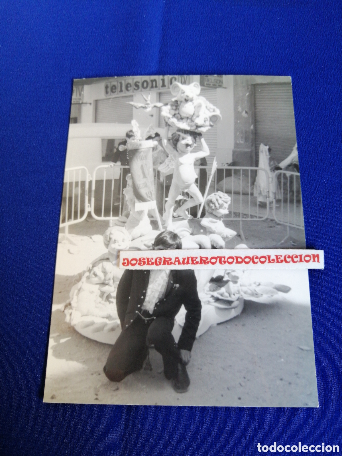 Fotograf&iacute;a antigua: FALLA REPUBLICA ARGENTINA - DOCTOR PALLARES IRANZO A&Ntilde;O 1977 FOTOGRAFIA ANTIGUA