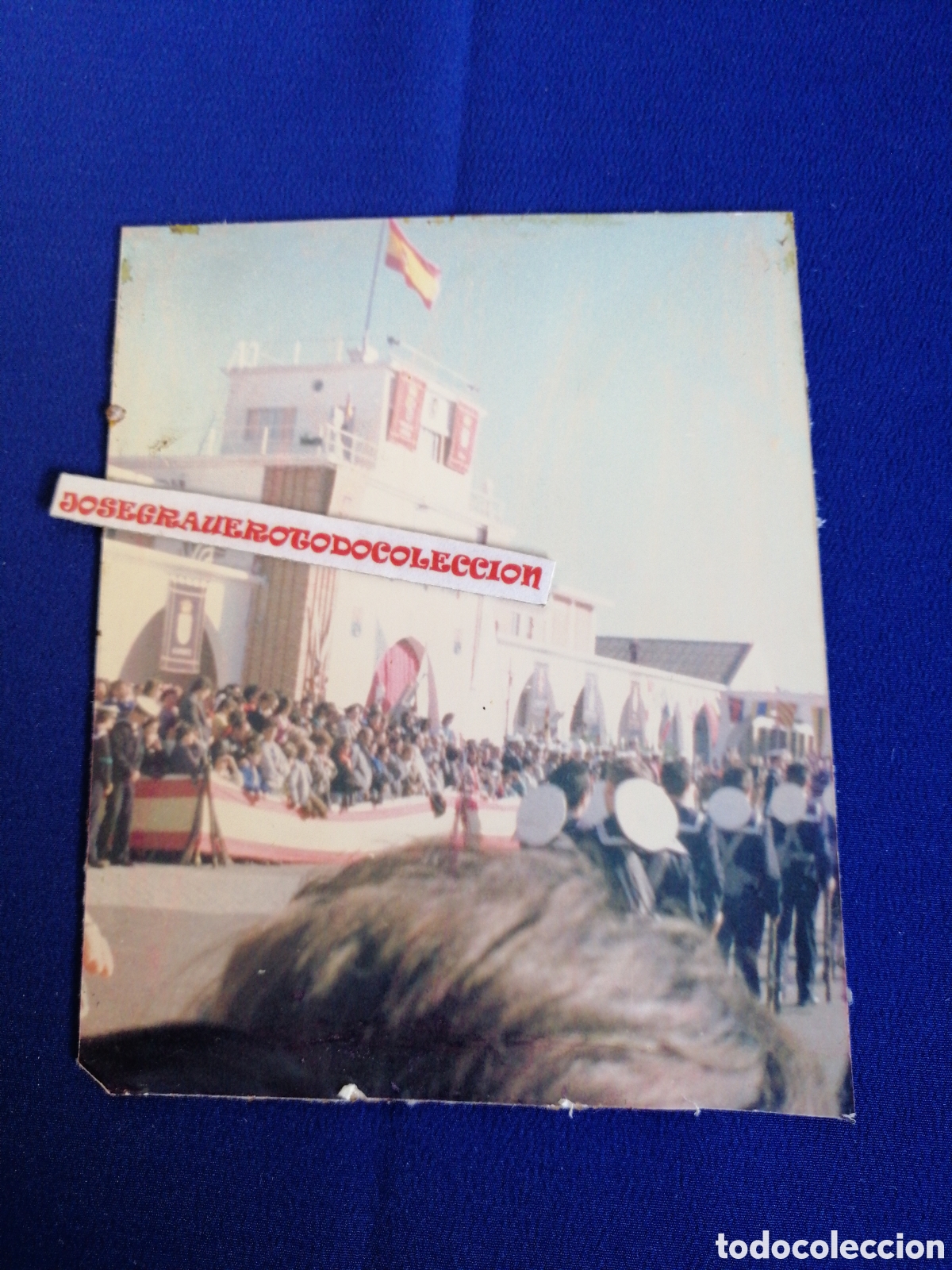 Fotograf&iacute;a antigua: EJ&Eacute;RCITO ESPA&Ntilde;OL MARINA JURA DE BANDERA FOTOGRAF&Iacute;A ANTIGUA