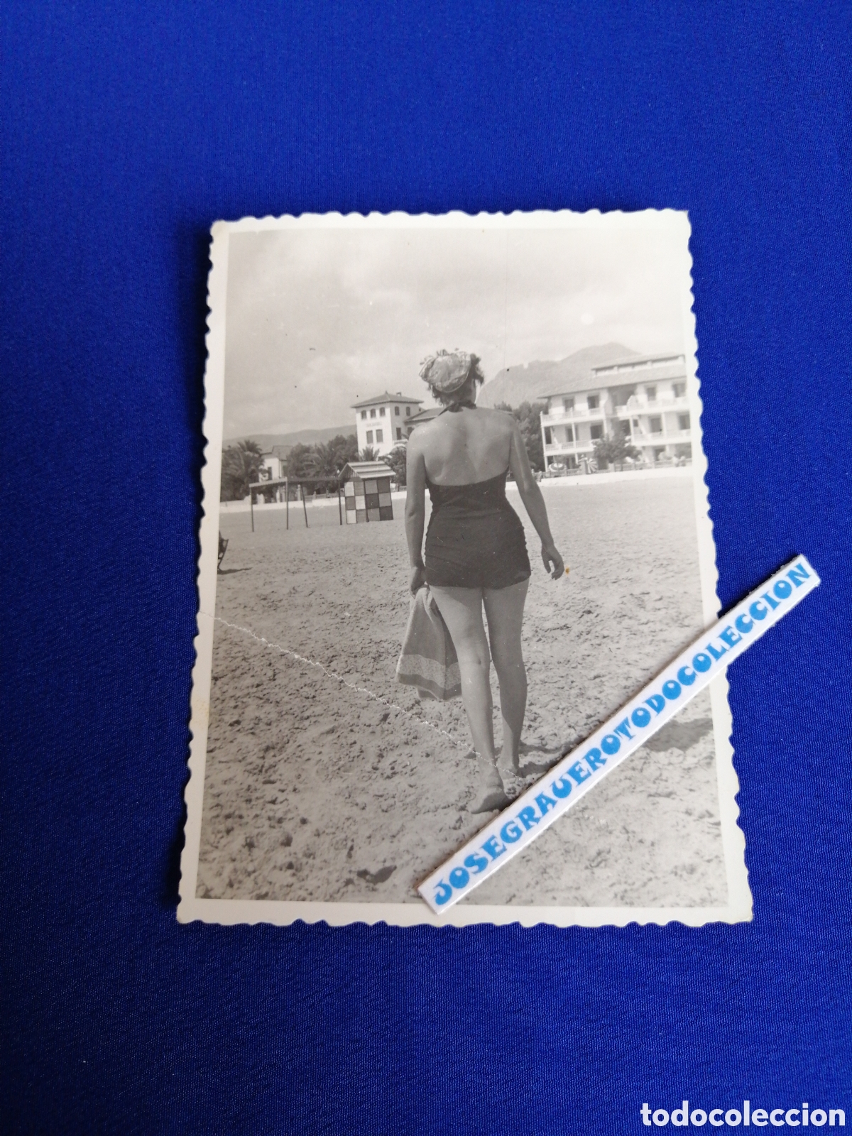 Fotografia antica: PLAYA MODELO EN BA&Ntilde;ADOR FOTOGRAF&Iacute;A