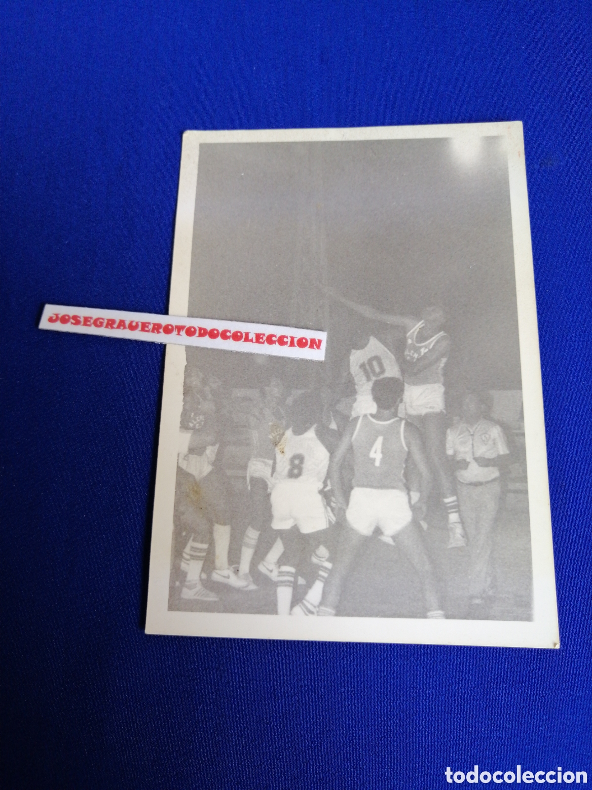 Fotograf&iacute;a antigua: BALONCESTO JUGADORES FOTOGRAF&Iacute;A ANTIGUA