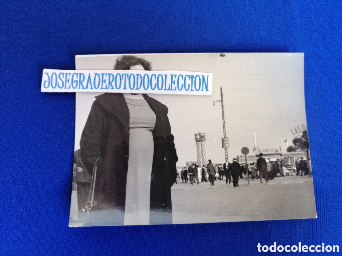 Alte Fotografie: PARQUE DE ATRACCIONES CON MODELO FOTOGRAF&Iacute;A ANTIGUA