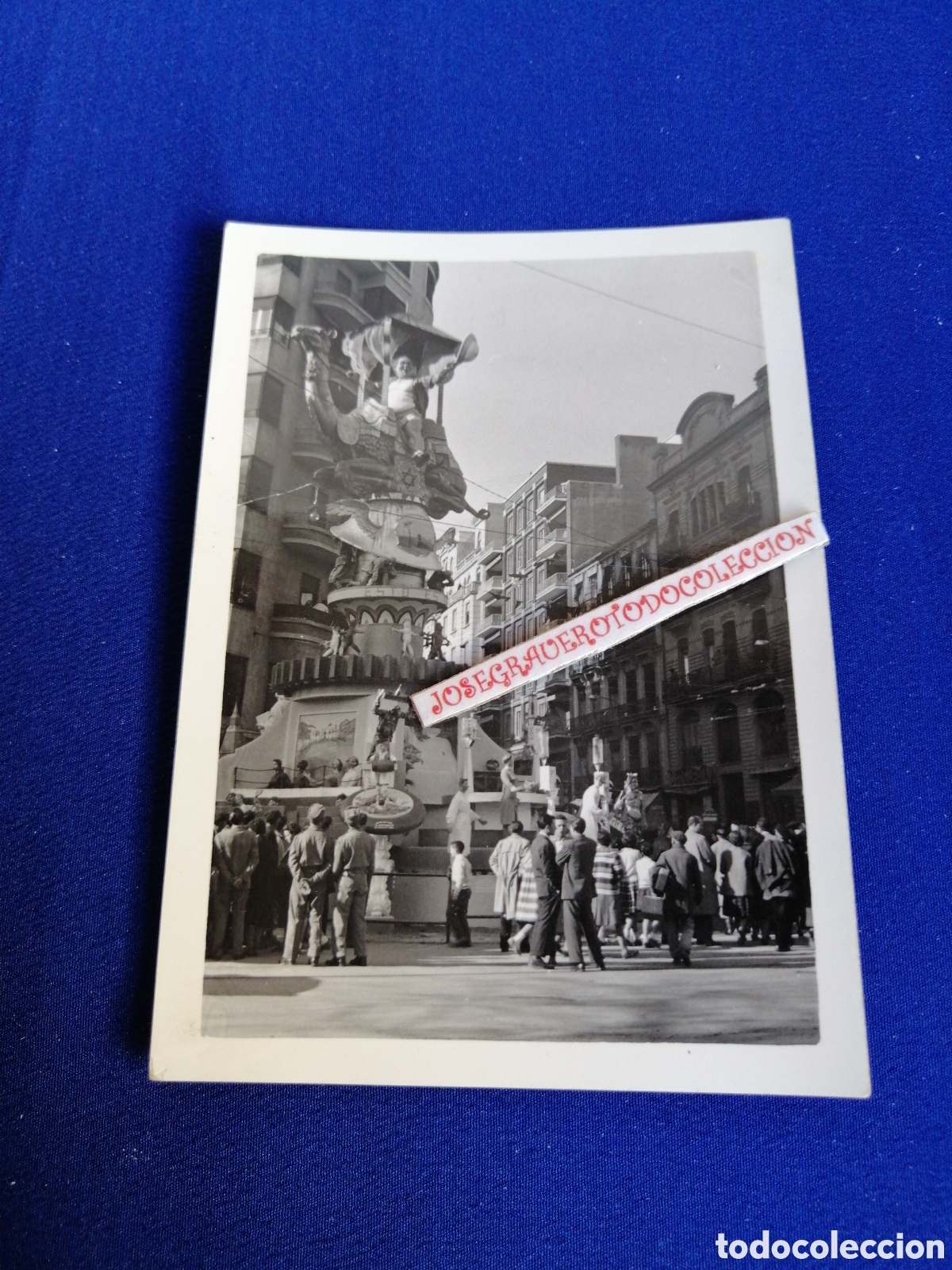 Fotografia antica: FALLA RUZAFA GRAN V&Iacute;A A&Ntilde;O 1959 FOTOGRAF&Iacute;A ANTIGUA