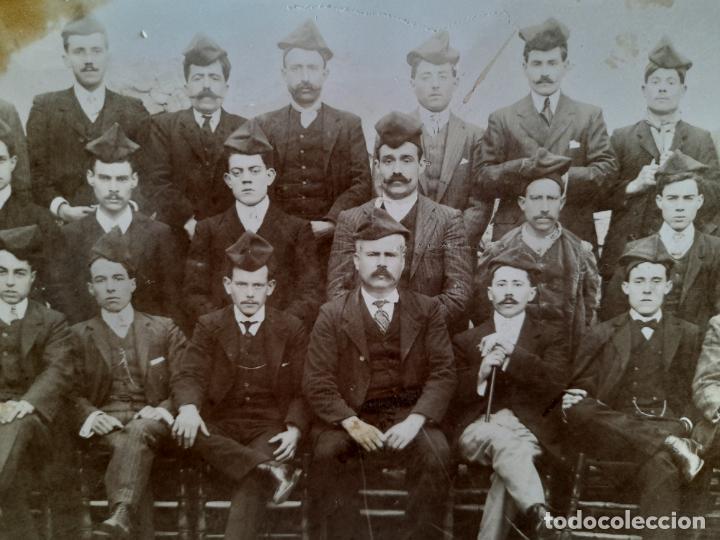 Fotografia antica: TIPOS CATALANES SIGLO XIX - J.DE OLALDE FOTOGRAFO.