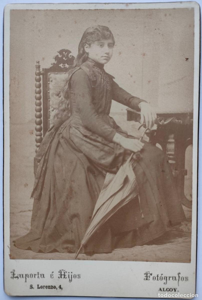 Fotografia antiga: ALCOY FOTOGRAFO LAPORTA E HIJOS TAMA&Ntilde;O 11 X 16 CM.