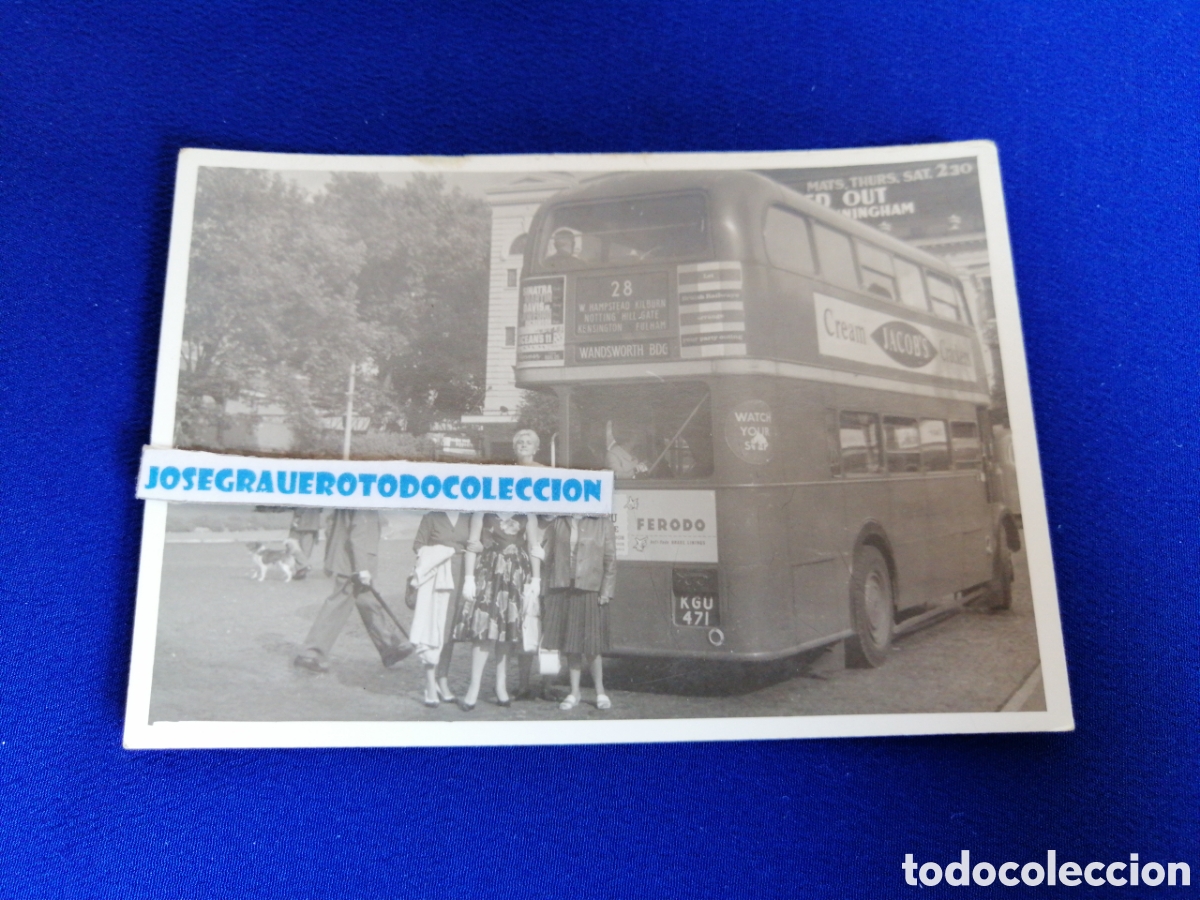 Photographie ancienne: AUTOB&Uacute;S INGL&Eacute;S FOTOGRAF&Iacute;A