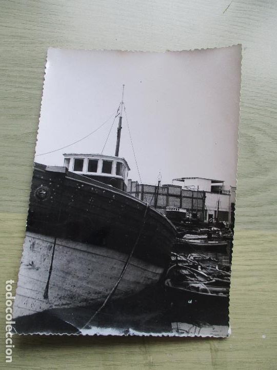 Fotograf&iacute;a antigua: ANTIGUA FOTO DE BARCOS Y BARCAS-S/F., NI OTROS DATOS-12 X 17 CM.