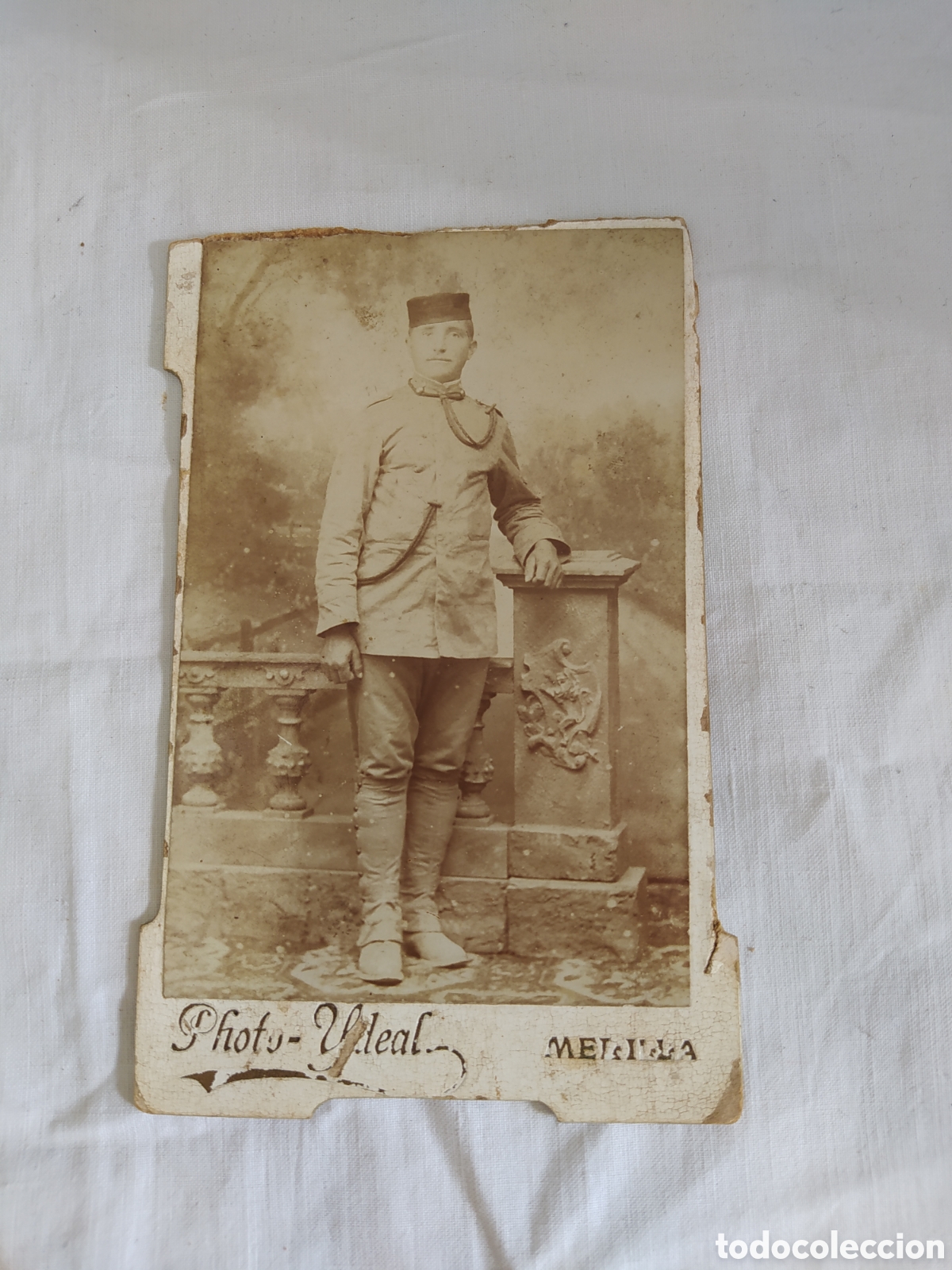 Antique Photography: MILITAR ARTILLERIA MONTADA GUERRA AFRICA. MELILLA PHOTO IDEAL.