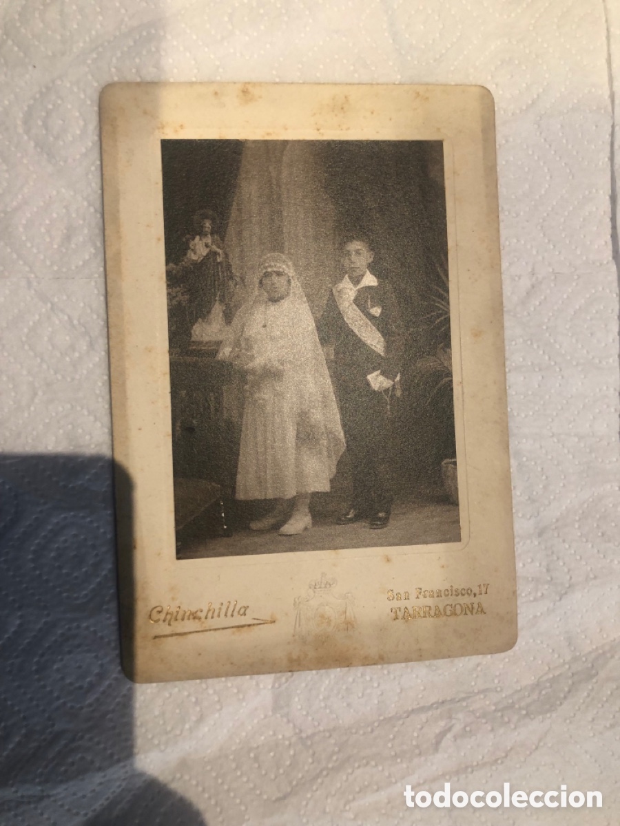 Fotograf&iacute;a antigua: Fot&oacute;grafia antigua alb&uacute;mina.