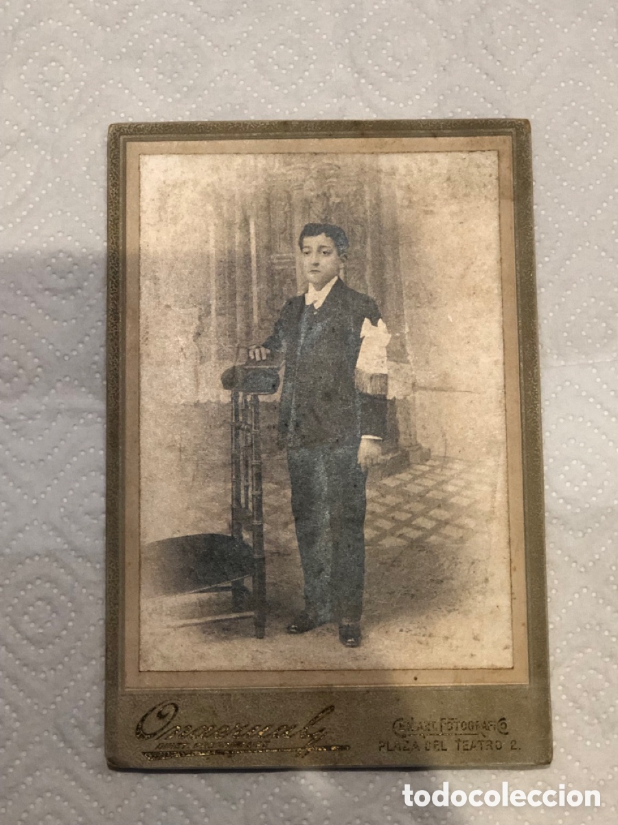 Fotograf&iacute;a antigua: Fot&oacute;grafia antigua alb&uacute;mina.